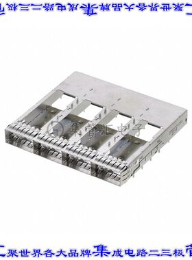 2033701253 插拔式连接器机架成组(1 x 4)QSFP-DD通孔直角压配