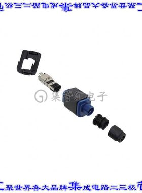 1987004-1 接插件连接器RJ45 PLUG,PUSH-PULL,ASSY,C AT5 ,