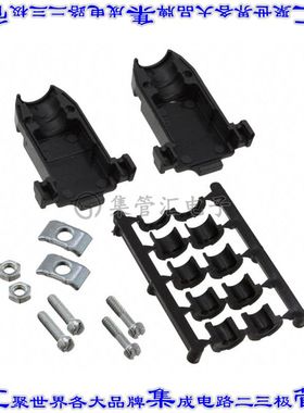 DPHE003 连接器9POS后壳180度无屏蔽黑色