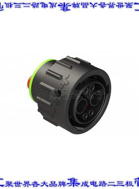 AHDP06-18-06SN-SRA 圆形连接器6POS插头外壳用于母插口黑色自由