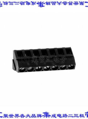 1546074-7 线对板连接器7POS接线端子5.08mm通孔35角度带板