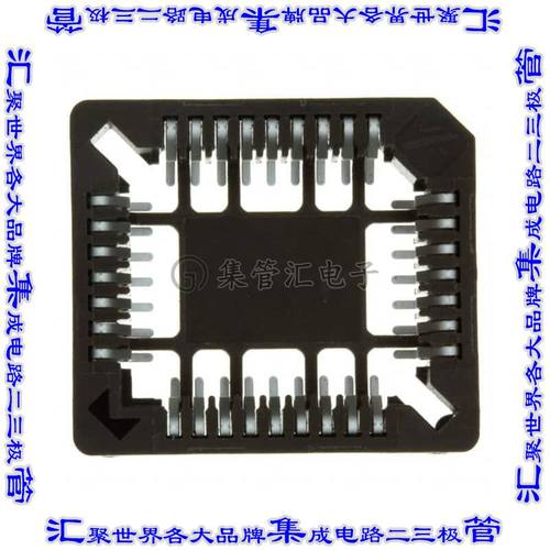 69802-032LF 连接器IC插座PLCC插口32(2 x 7,2 x 9)位置锡表面贴