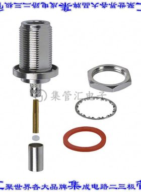 172149 同轴连接器N型插孔母形插口压接50欧姆面板安装