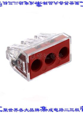 773-173/PW25-200 接插件连接器PUSHWIRE SPLICING CONNECTOR; 3