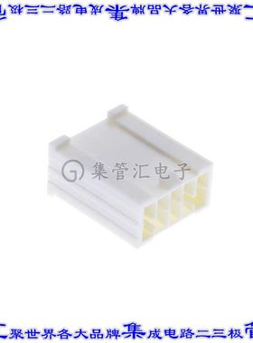 IPM1-05-D 矩形连接器外壳10POS 2排2.54mm公形引脚白色自由悬挂