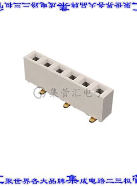 BG306-06-A-1-0400-L-B 针座连接器6POS插座2.54mm母形插口表贴SM