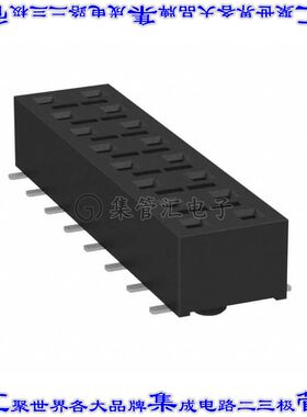 HLE-108-02-F-DV-BE-A-K-TR 针座连接器16POS插座2排2.54mm母形插