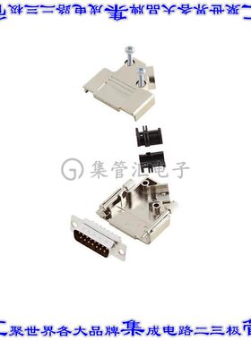 6355-0009-02 连接器15POS插头公引脚2排D-Sub自由悬挂