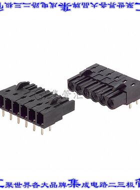 1968650000 端子块连接器6POS接头母型插口5.08mm黑色90DEG通孔