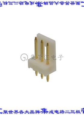 173081-3 针座连接器3POS接头2.5mm公形插针通孔直针镀金