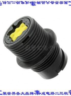 1445816-1 圆形连接器9POS插座外壳用于公插针黑色面板安装