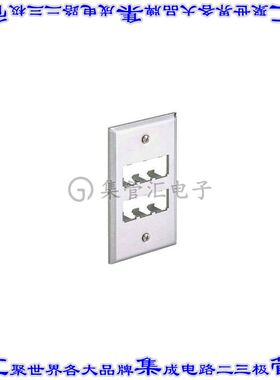 CFP6SY 接插件连接器FACEPLATE, 6 PORT, SINGLE GANG,