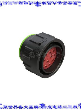 AHDP06-24-16PN-SRA 圆形连接器16POS插头外壳用于公插针黑色自由