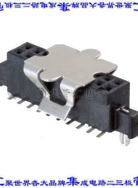 5-147384-2 针座连接器20POS插座2排1.27mm母形插口表贴SMD镀金