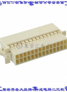 2-1969595-8 矩形连接器外壳28POS插座2排2.5mm公形引脚天然色面