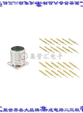 MA2LAP1200S-KIT 圆形连接器12POS插座母插口压接镀金面板安装