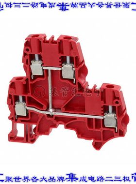 1SNK506214R0000 端子块连接器4POS馈通式6.0mm红色10-24AWG