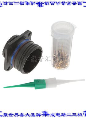 D38999/20WG35PN 圆形连接器79POS插座公形引脚压接镀金面板安装
