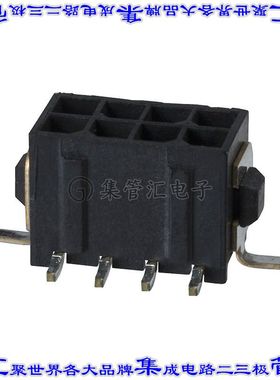 3-794636-8 针座连接器8POS接头2排3mm公形插针表贴SMD锡