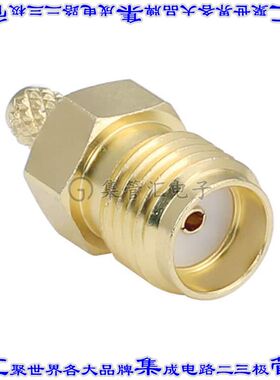 CONSMA011-G 同轴连接器SMA插座母插槽焊接50欧姆自由悬挂