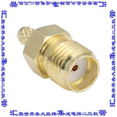 CONSMA011-G 同轴连接器SMA插座母插槽焊接50欧姆自由悬挂