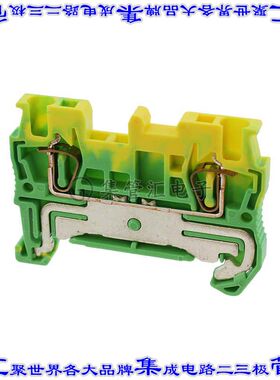 3031513 端子块连接器2POS接地地面4.2mm绿色黄色14-26AWG