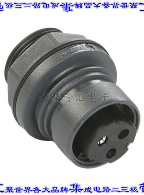PXP6012/03S/ST 圆形连接器3(2电源+PE)插头母插口螺钉镍面板安装
