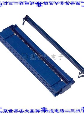 CWR-210-40-0203 矩形连接器40POS插座2排2.54mm母插口蓝色IDC锡