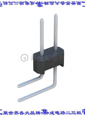 PREC001DBAN-M71RC 针座连接器2POS分离式2排公形插针通孔直角锡