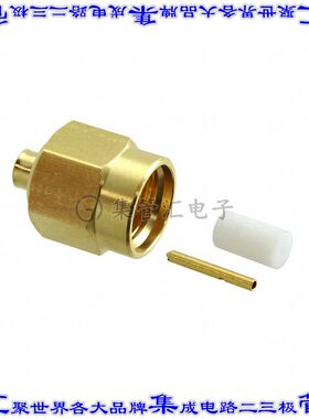 1-1478904-0 同轴连接器SMA插头公引脚焊接50欧姆自由悬挂