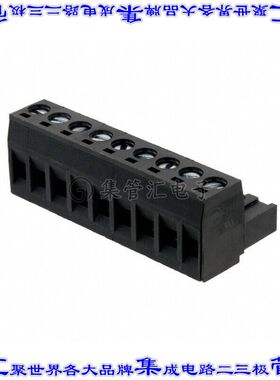 395200009 0395200009端子块连接器9POS插头母插口5mm黑色自由悬