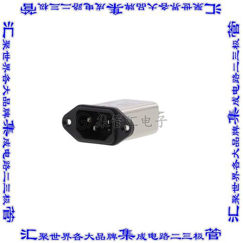 FN9244EB-10-06 电源接入连接器3POS插座公型片状插脚IEC320-C14