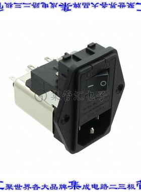 FN389B-2-21 电源接入连接器3POS插座公插片模块IEC320-C14面板安