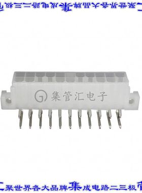 2-1586043-2 针座连接器22POS接头2排4.2mm公形插针通孔直角锡