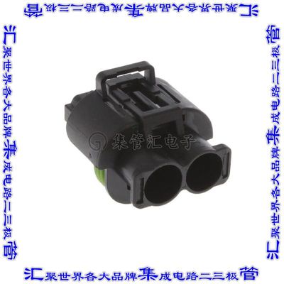 1544317-1 接插件连接器CONN RCPT HSG 0.315 2POS BLACK