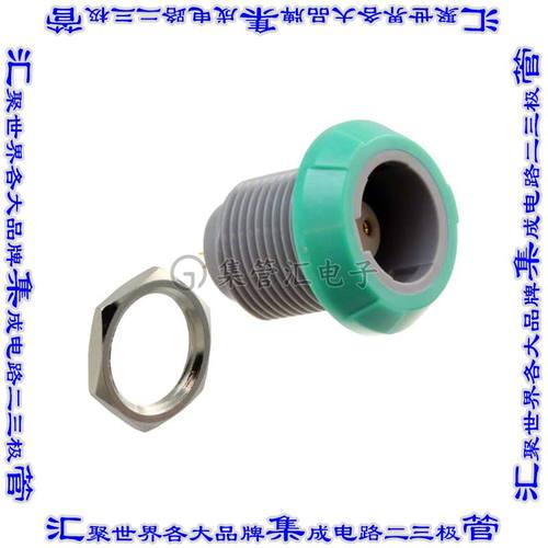 PLB4G520007 圆形连接器7POS插座母插口焊杯镀金面板安装