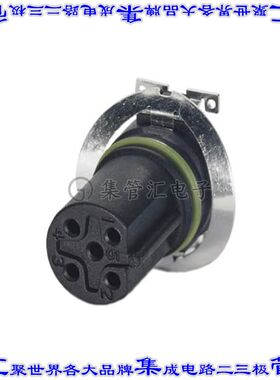 1412007 圆形连接器5POS插件母插口焊接镀金表面贴装