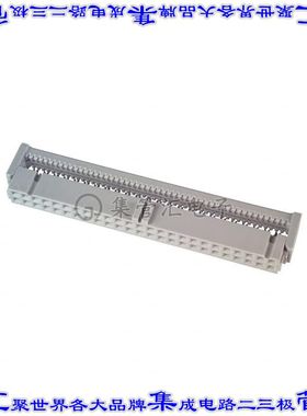 89150-0101 矩形连接器50POS插座2排2.54mm母插口灰色IDC镀金自由