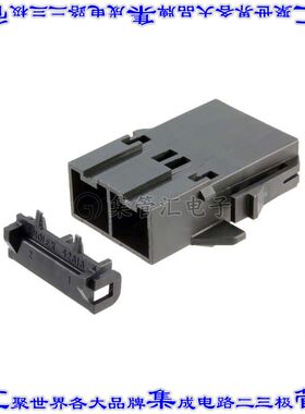 428180212 0428180212矩形连接器外壳2POS插头1mm公形引脚黑色面