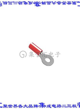 2-320571-5 环形连接器端子圆形1/4接线柱18AWG压接