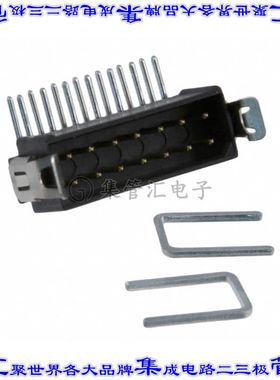 M80-8661422 针座连接器14POS接头2排2mm公形插针通孔直角镀金