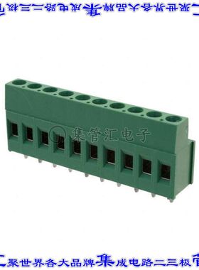 1-282857-0 线对板连接器10POS接线端子5.08mm通孔水平带板