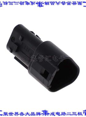 IT04-3P-006-N 矩形连接器外壳3POS插座2排公形引脚黑色自由悬挂