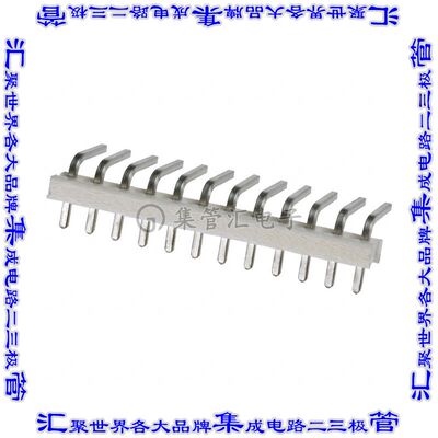 1-640385-2 针座连接器12POS接头3.96mm公形插针通孔直角锡