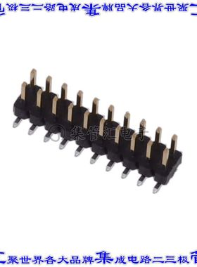 1-2842144-0 针座连接器20POS分离式2排2mm公形插针表贴SMD镀金