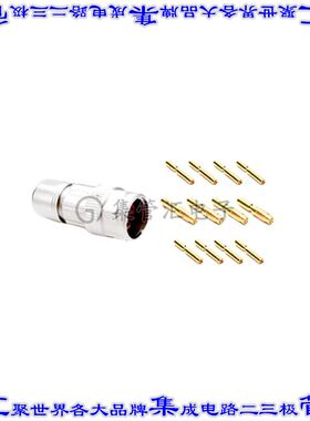 MB5CKN0900-S3-KIT 圆形连接器9(4+4电源+PE)插头母插口压接镀金