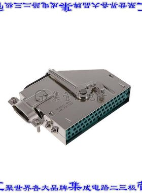 QE4501-50S-F0 矩形连接器外壳50POS插头3排母形插口绿色自由悬挂