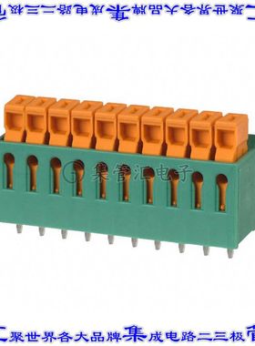 1706251 线对板连接器10POS接线端子3.81mm通孔水平带板