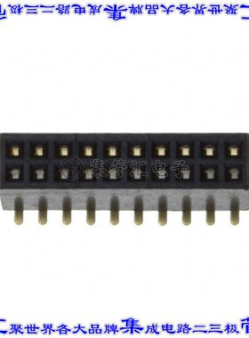 LPPB102NFSP-RC 针座连接器20POS插座2排1.27mm母形插口表贴SMD镀