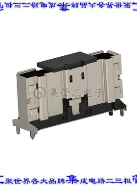 2324787-1 卡边缘连接器74POS母头2排0.6mm黑色镀金